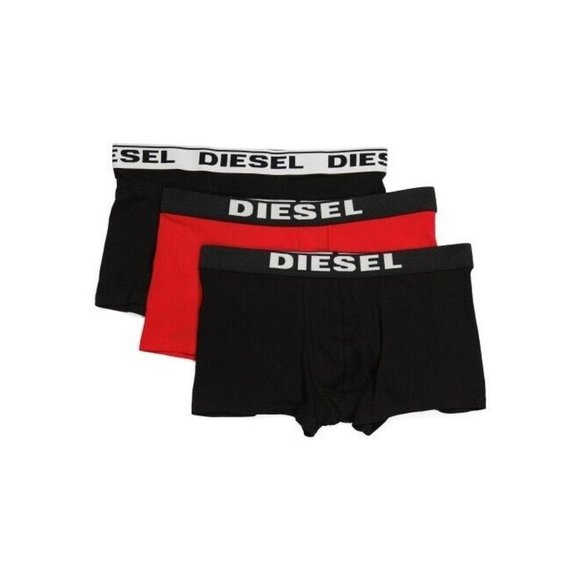 Diesel Other - Diesel Kory Boxer Briefs 3 Pack Stretch Cotton Black Red Men's Size LARGE